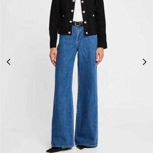 L'AGENCE Beau Wide Leg Jeans - Glendora